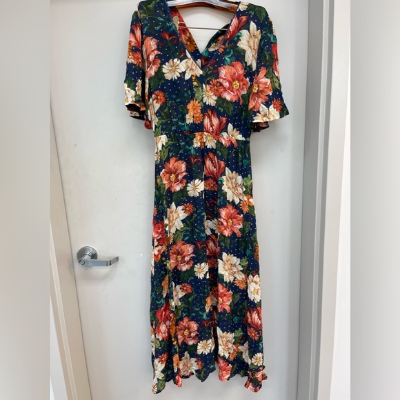 FARM Rio Dresses & Skirts - FARM RIO ANTHROPOLOGIE MAXI DRESS